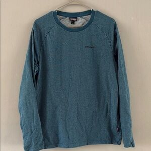 Patagonia Men's Blue Long Sleeve Shirt M